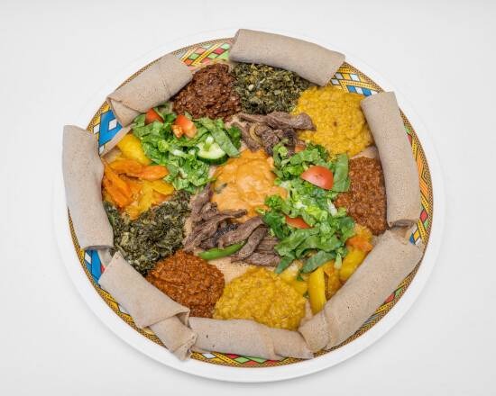 Authentic Ethiopian Food Spread